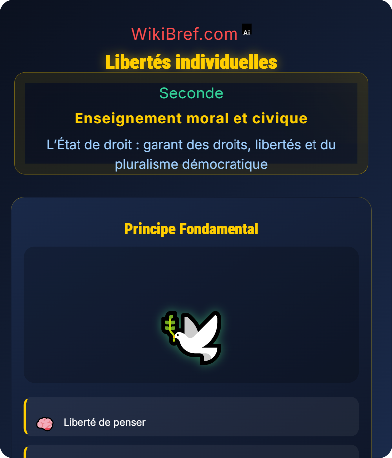 Libertés fondamentales et ordre public L’État de droit : garant des droits, libertés et du pluralisme démocratique