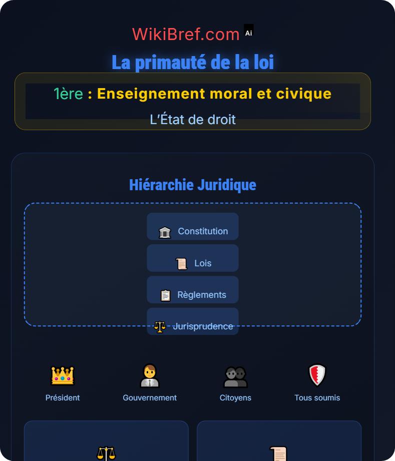 Les principes de l’État de droit L’État de droit