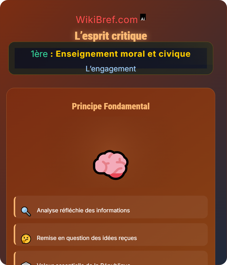 Les valeurs de l’engagement L’engagement