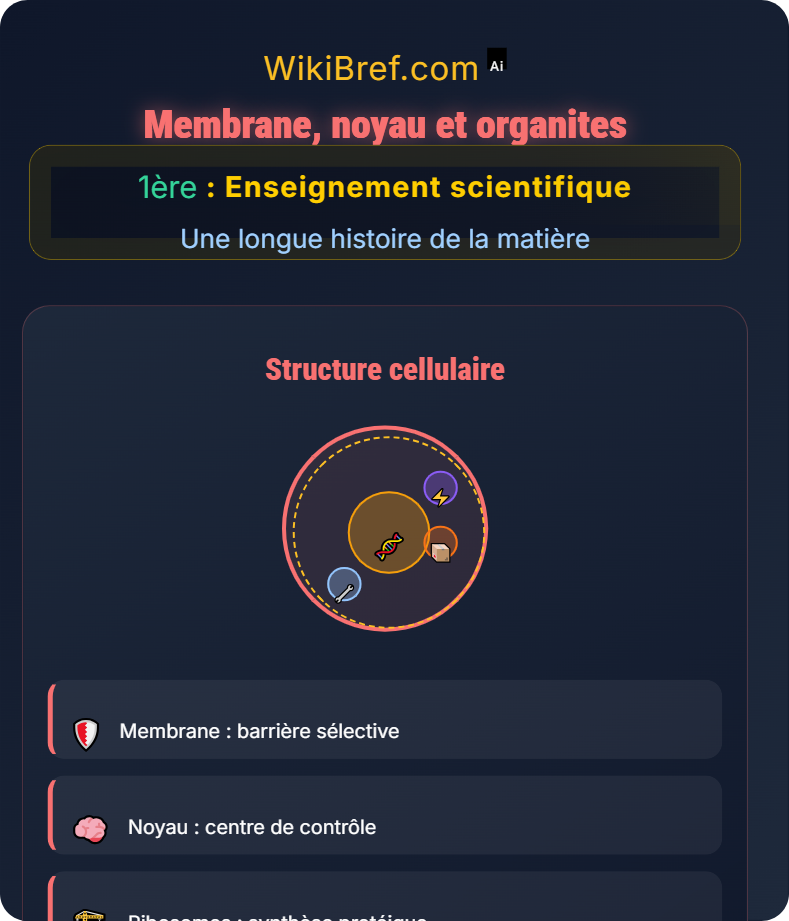 Une structure complexe : la cellule vivante Une longue histoire de la matière