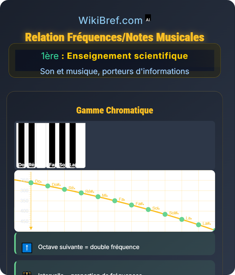 La musique ou l'art de faire entendre les nombres Son et musique, porteurs d'informations