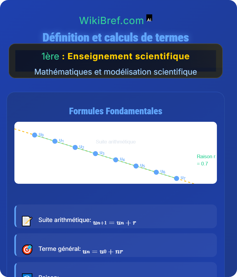 Croissance linéaire et suites arithmétiques Mathématiques et modélisation scientifique