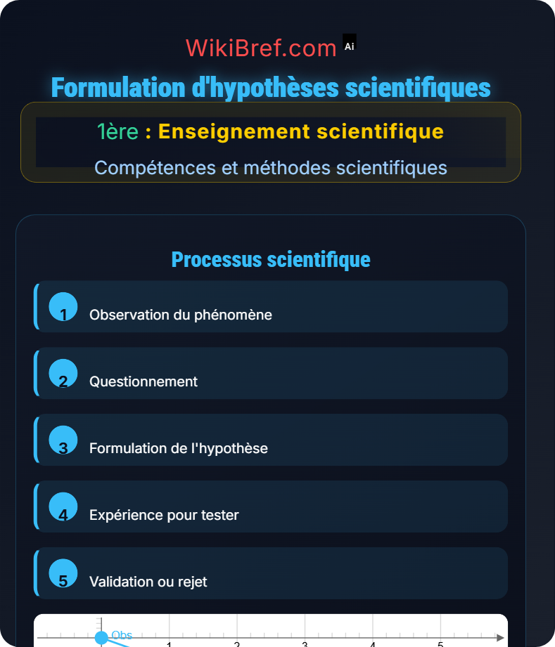 Méthodes expérimentales Compétences et méthodes scientifiques