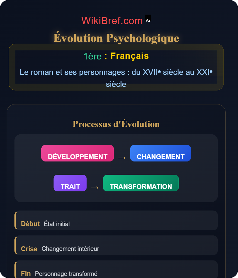 Le personnage de roman : fonctions et types Le roman et ses personnages : du XVIIᵉ siècle au XXIᵉ siècle