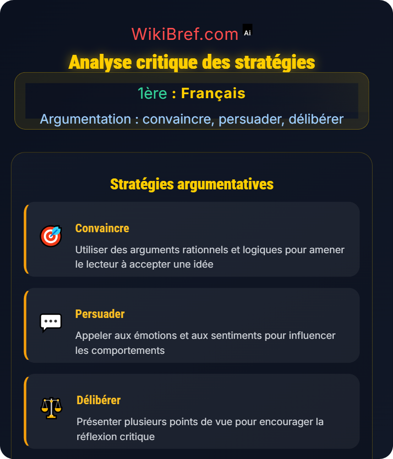 Lire des textes argumentatifs Argumentation : convaincre, persuader, délibérer