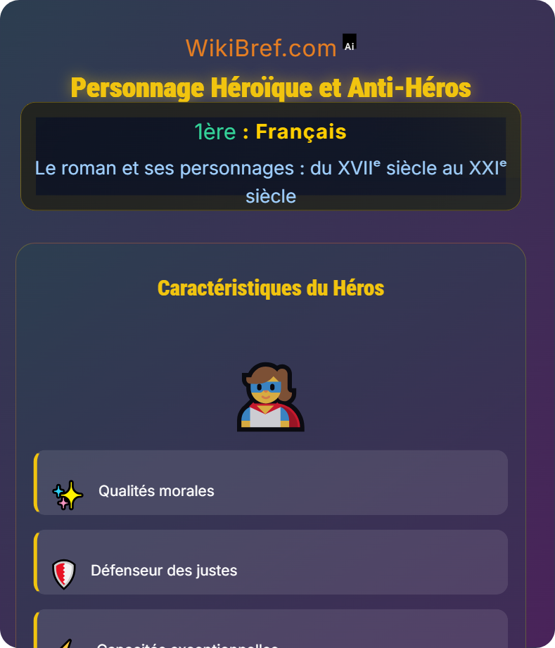 Le personnage de roman : fonctions et types Le roman et ses personnages : du XVIIᵉ siècle au XXIᵉ siècle