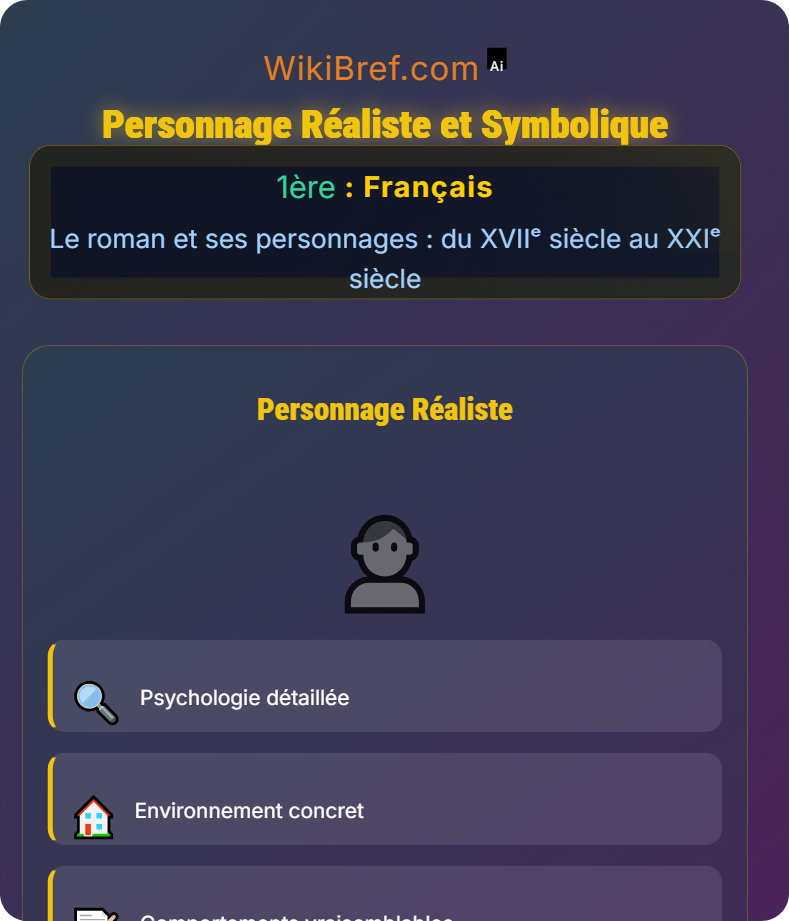 Le personnage de roman : fonctions et types Le roman et ses personnages : du XVIIᵉ siècle au XXIᵉ siècle