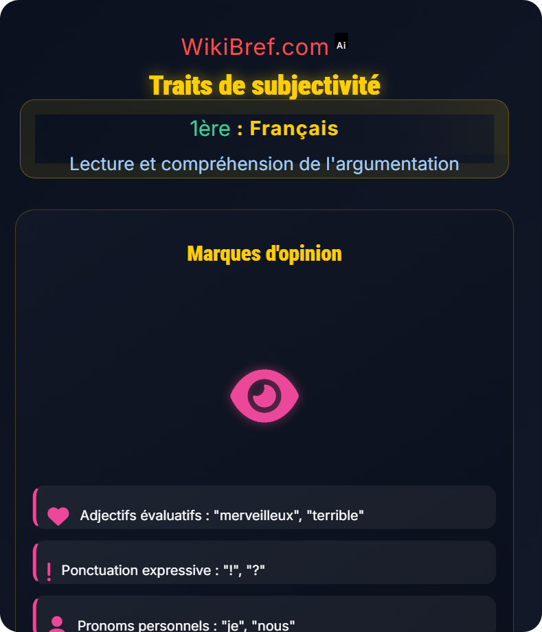 La presse et les médias Lecture et compréhension de l'argumentation