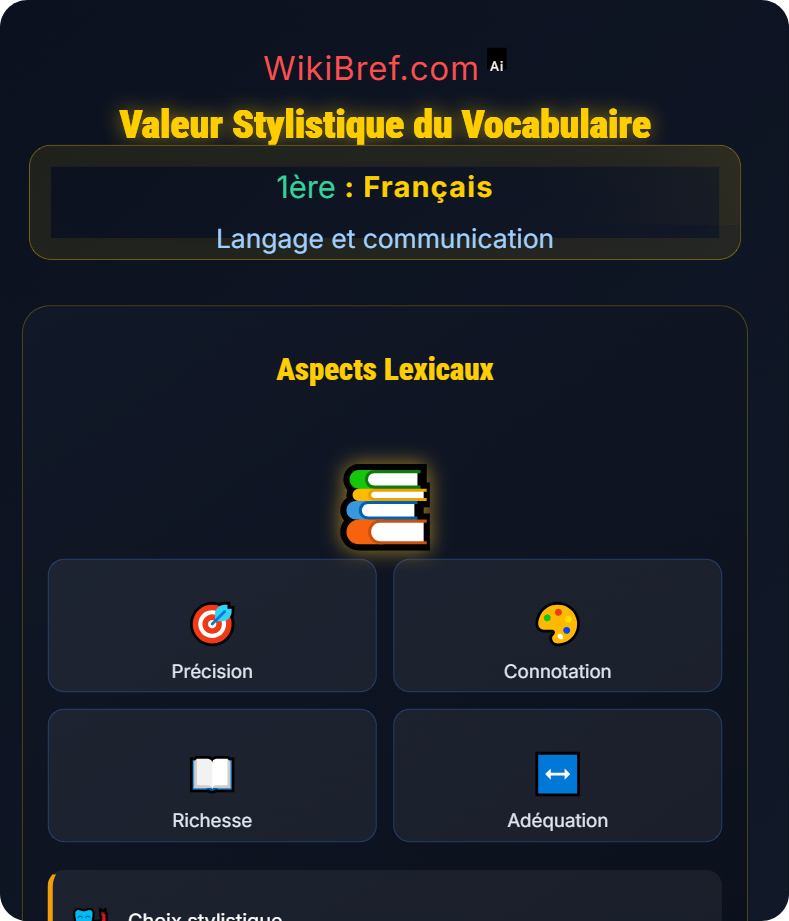 Les registres et styles Langage et communication