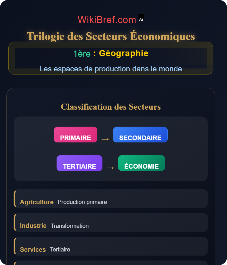 Diversité des espaces productifs Les espaces de production dans le monde