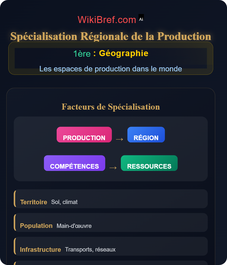 Diversité des espaces productifs Les espaces de production dans le monde