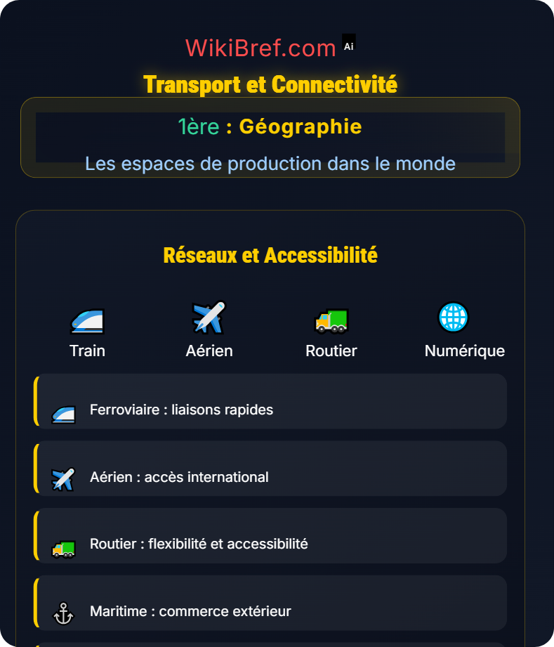 Facteurs d’attractivité productive Les espaces de production dans le monde