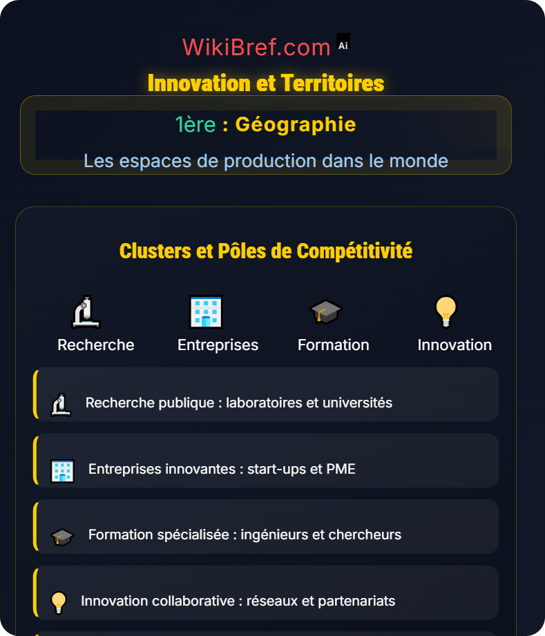 Facteurs d’attractivité productive Les espaces de production dans le monde