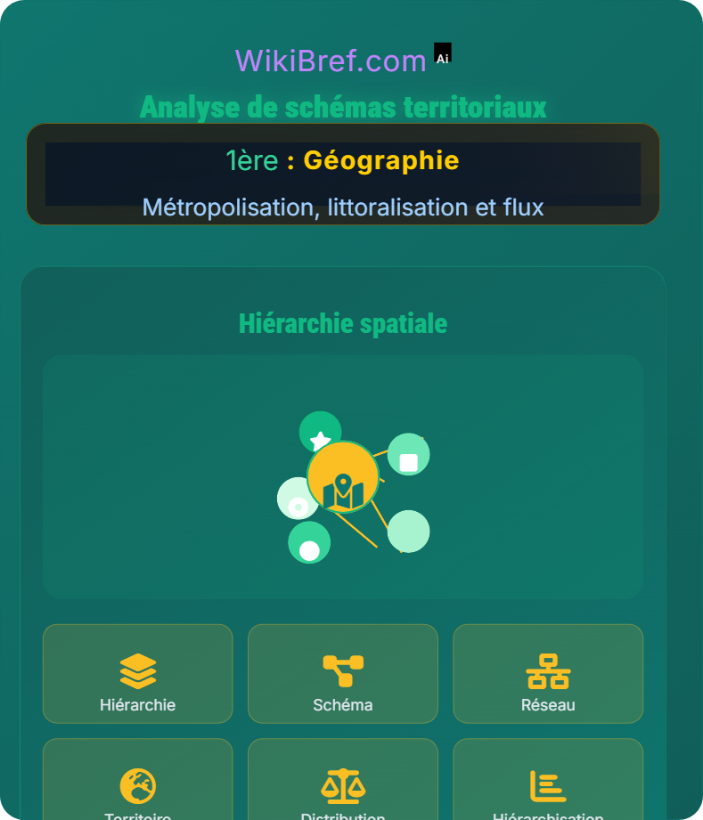 Territorialisation des réseaux de transport Métropolisation, littoralisation et flux