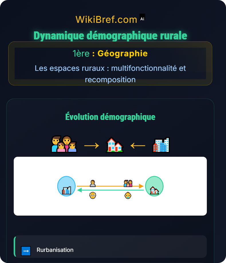 Recomposition des espaces ruraux dans le monde Les espaces ruraux : multifonctionnalité et recomposition