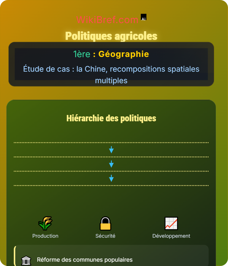 Espaces ruraux : continuité et fragmentation Étude de cas : la Chine, recompositions spatiales multiples