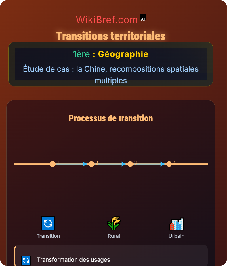 Espaces ruraux : continuité et fragmentation Étude de cas : la Chine, recompositions spatiales multiples