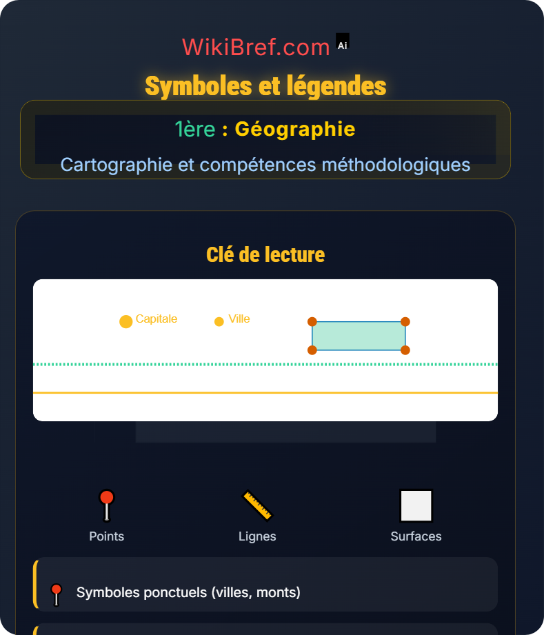 Lire des cartes et croquis Cartographie et compétences méthodologiques