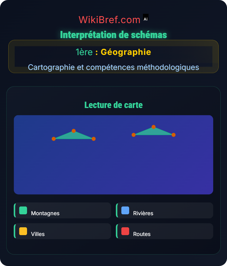 Lire des cartes et croquis Cartographie et compétences méthodologiques