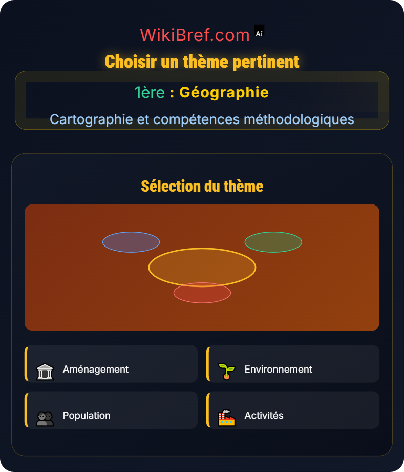 Réaliser un croquis structuré Cartographie et compétences méthodologiques