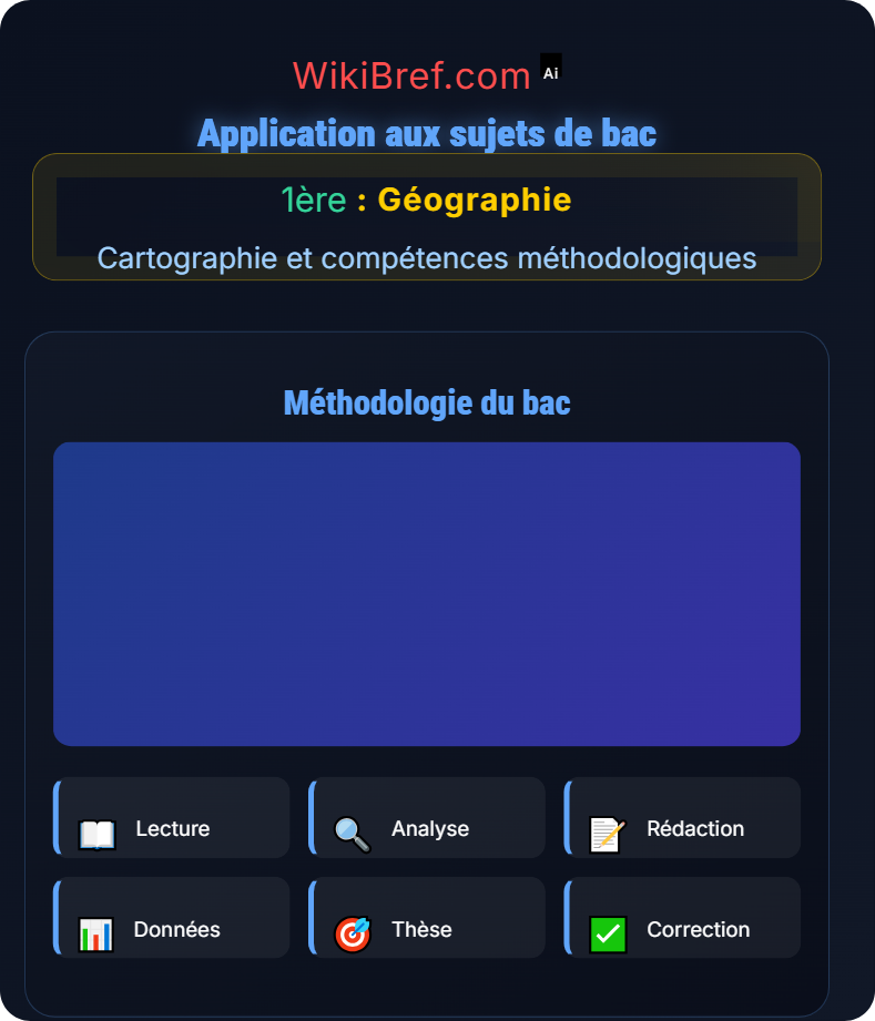 Analyse de documents géographiques Cartographie et compétences méthodologiques