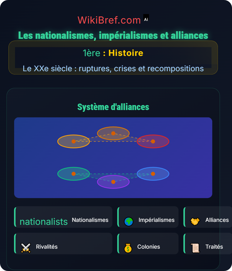 Les origines de la Première Guerre mondiale Le XXe siècle : ruptures, crises et recompositions
