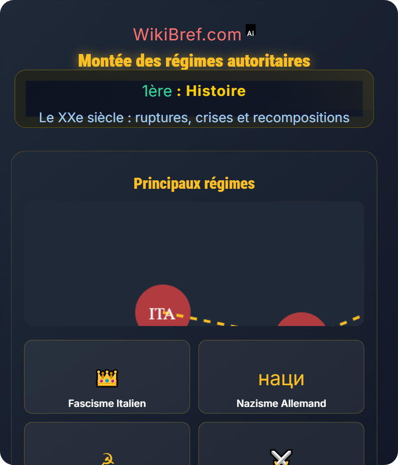 L’entre-deux-guerres : crises et réorganisations Le XXe siècle : ruptures, crises et recompositions