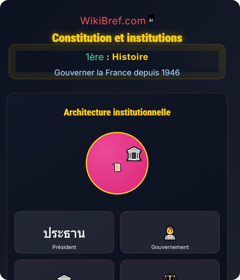 La Cinquième République (1958–présent) Gouverner la France depuis 1946