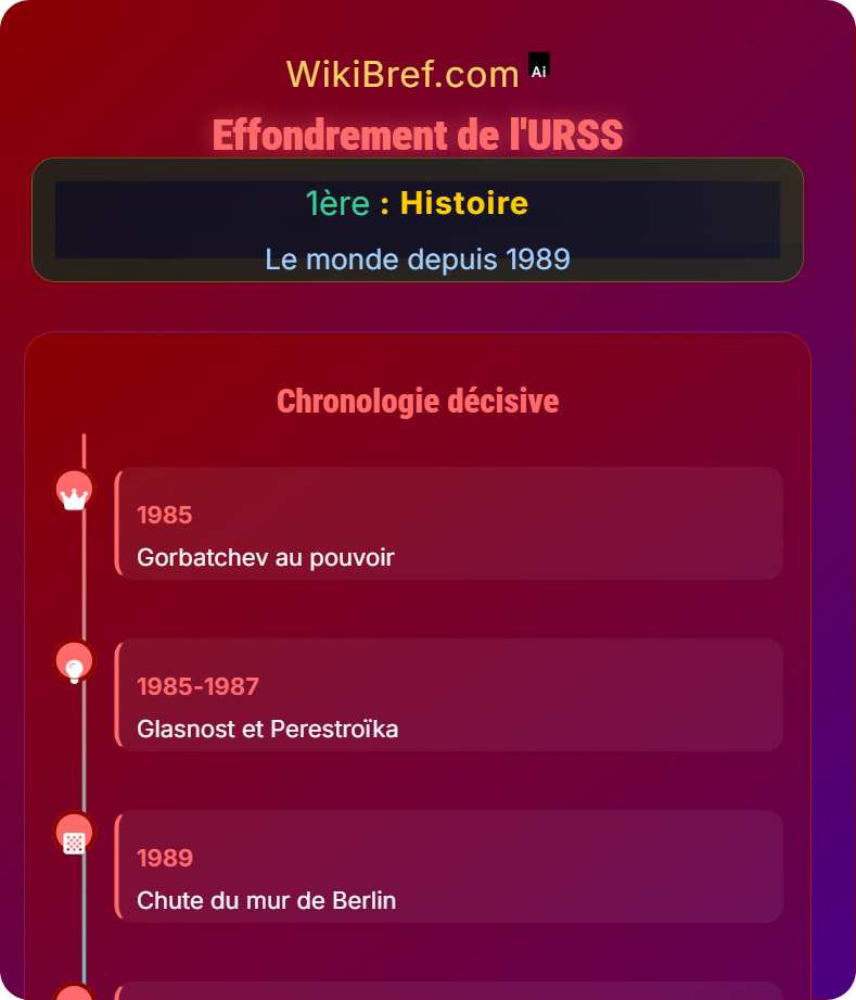 La fin de la bipolarisation Le monde depuis 1989