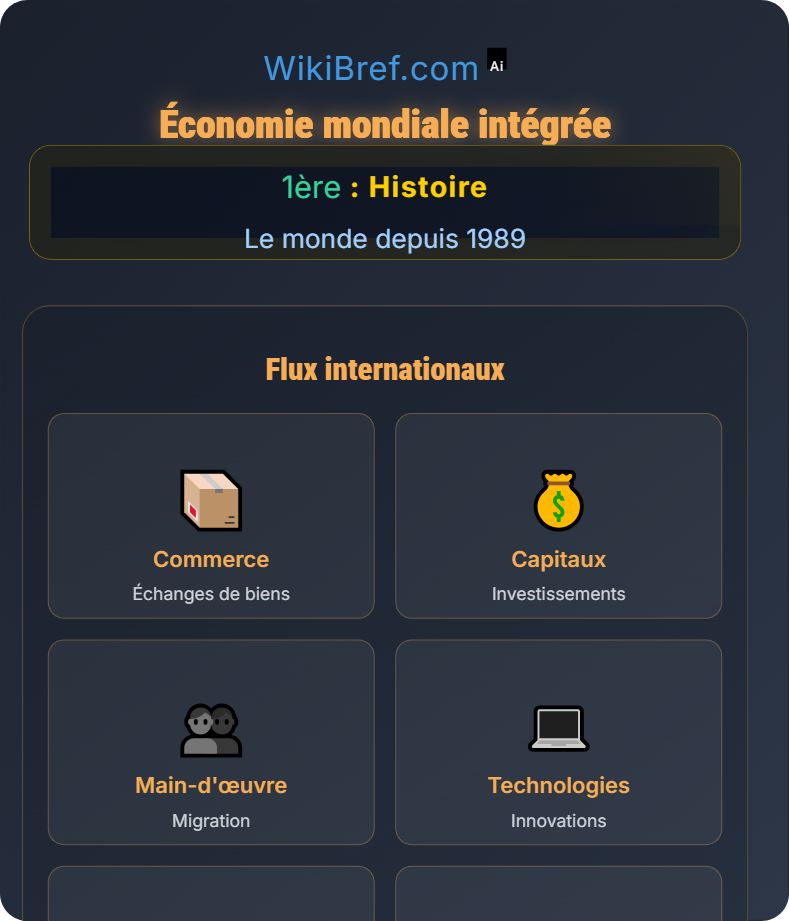 La mondialisation Le monde depuis 1989
