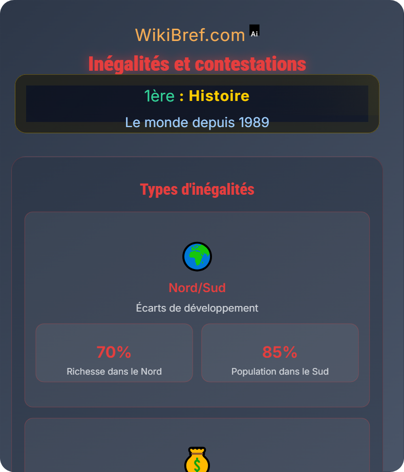 La mondialisation Le monde depuis 1989