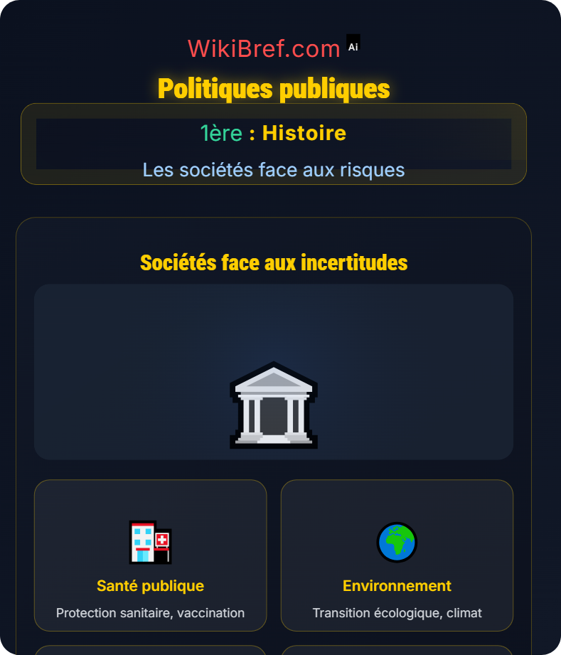 Les sociétés face aux incertitudes Les sociétés face aux risques