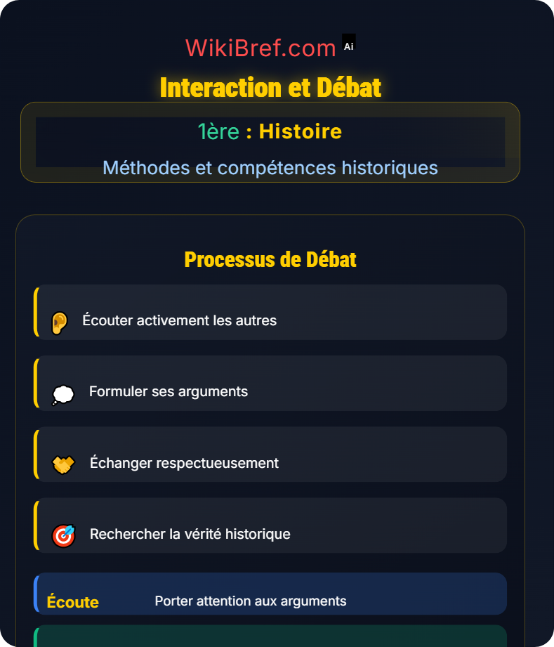 Compétences orales Méthodes et compétences historiques