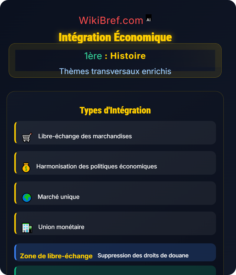 Mondialisation Thèmes transversaux enrichis