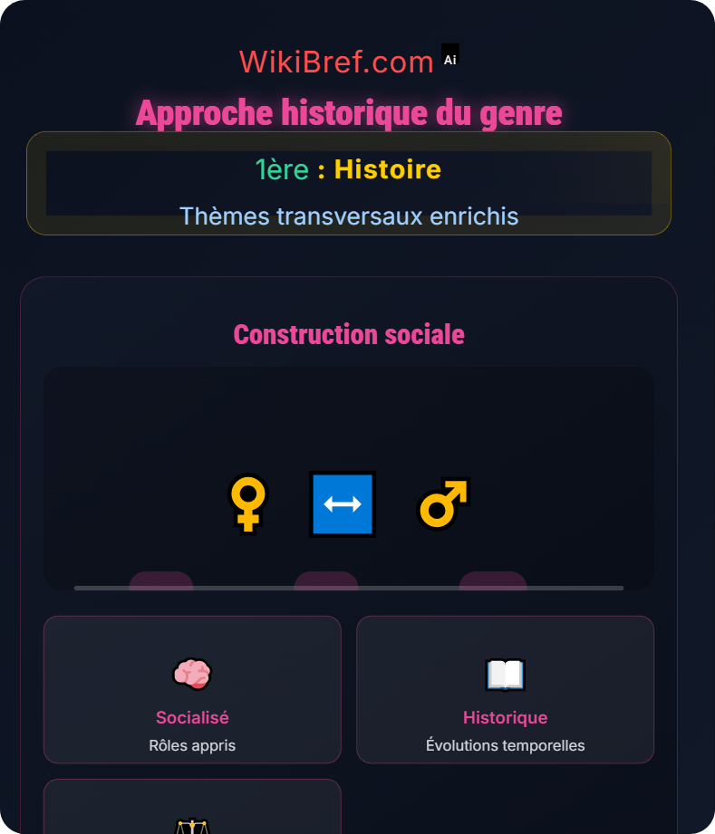 Genre et histoire Thèmes transversaux enrichis