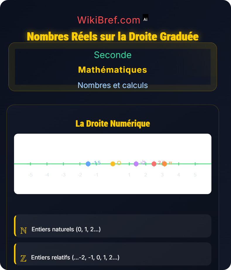 Ensemble des nombres réels Nombres et calculs