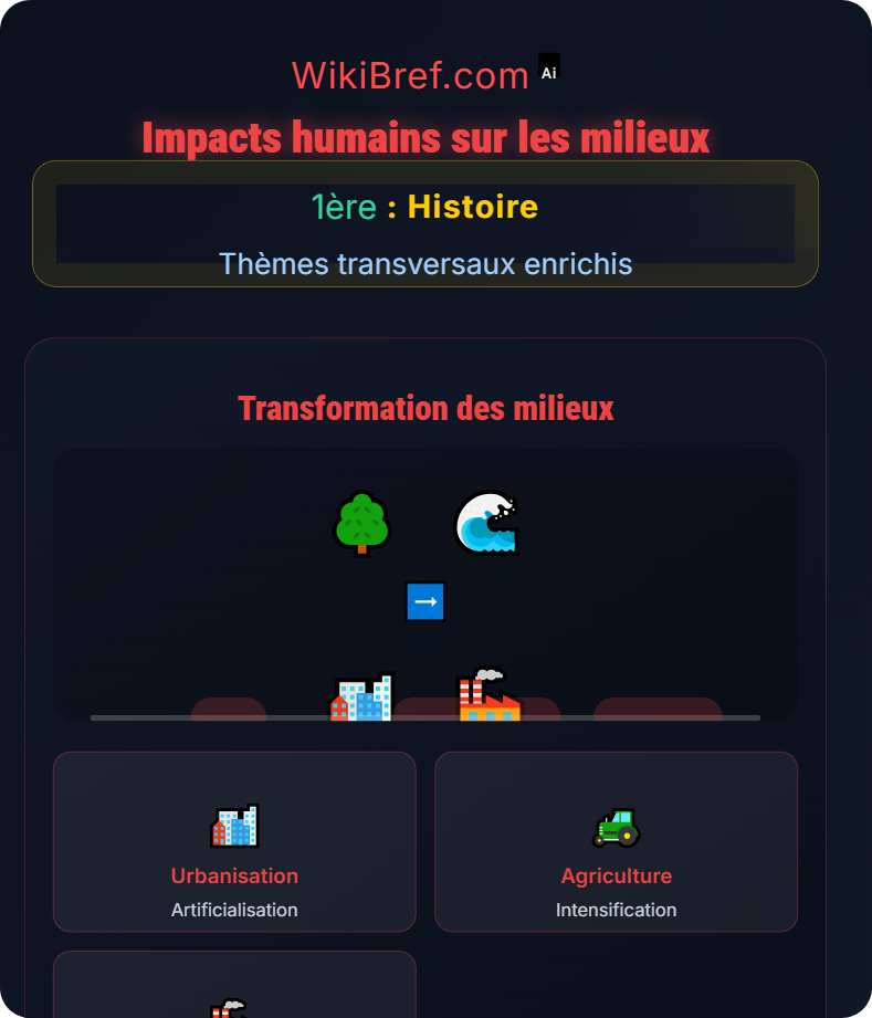 Environnement et sociétés Thèmes transversaux enrichis