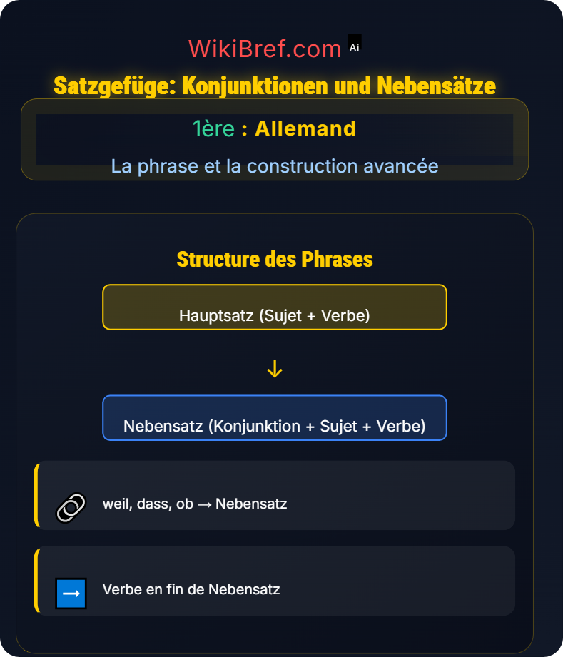 Syntax und Satzbau La phrase et la construction avancée