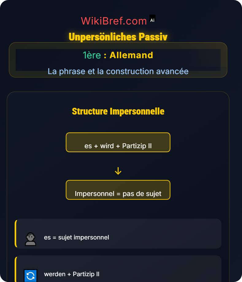 Die passive Konstruktion La phrase et la construction avancée