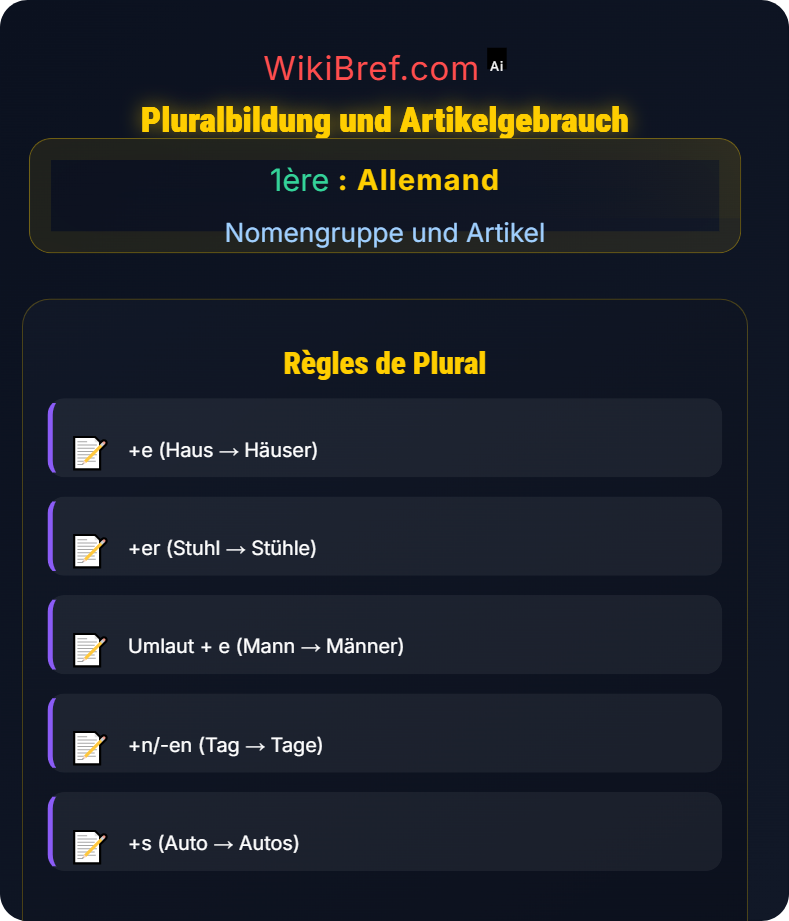 Bestimmte und unbestimmte Artikel Nomengruppe und Artikel
