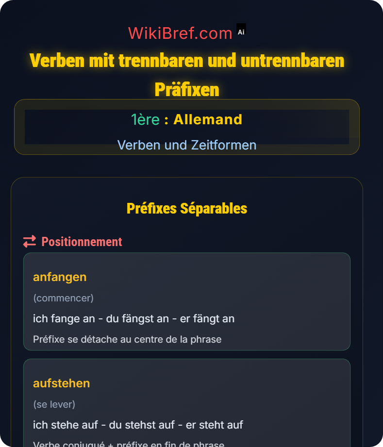 Konjugation und Verbformen Verben und Zeitformen