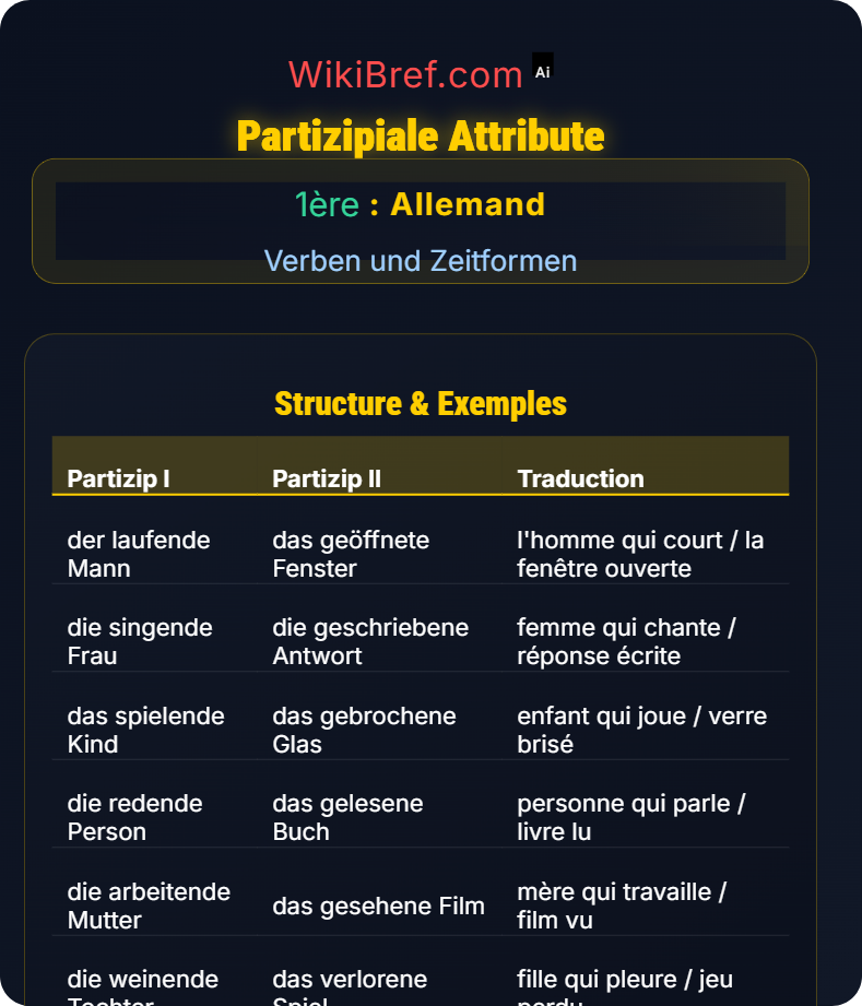 Partizipien und Stilmittel Verben und Zeitformen