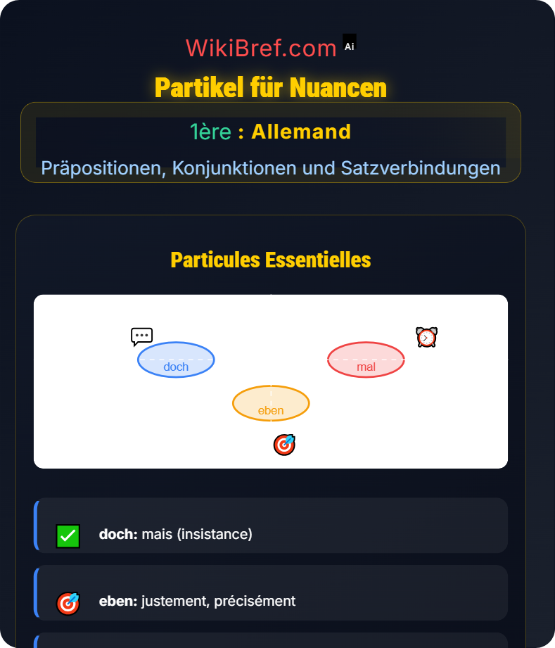 Adverbien und Partikel im Satz Präpositionen, Konjunktionen und Satzverbindungen