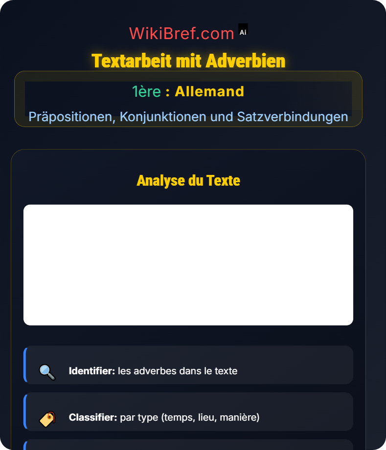 Adverbien und Partikel im Satz Präpositionen, Konjunktionen und Satzverbindungen