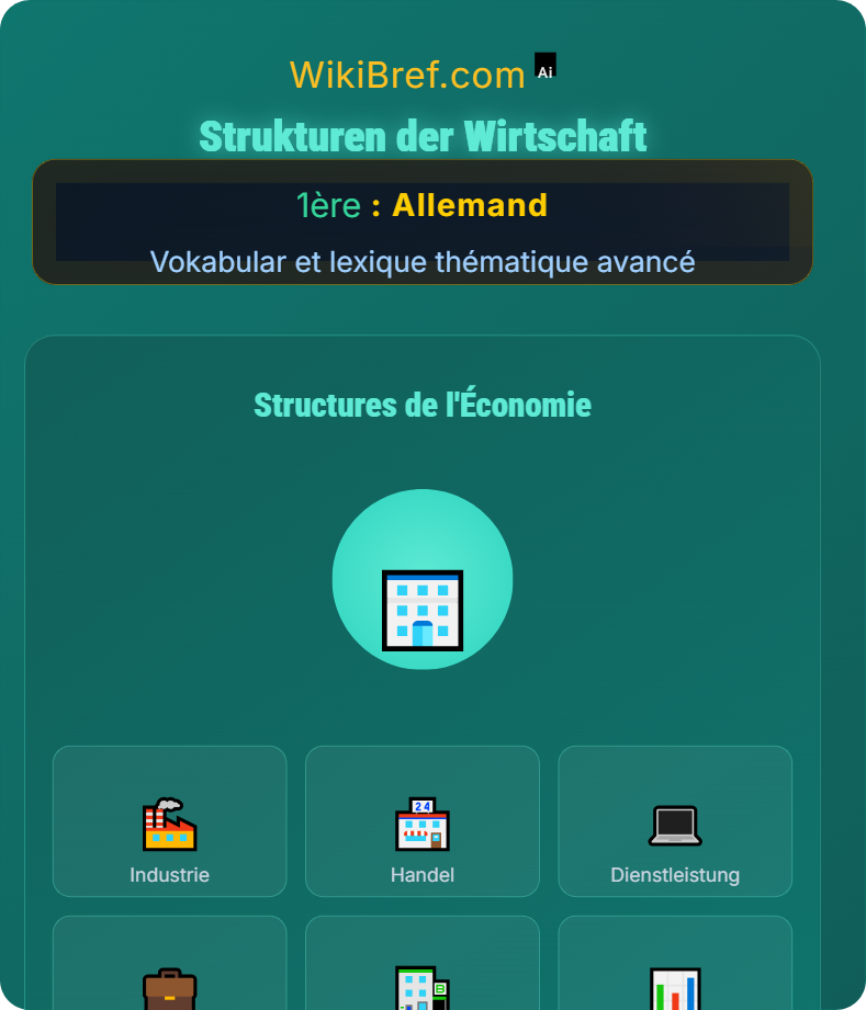 Wirtschaft und Globalisierung Vokabular et lexique thématique avancé