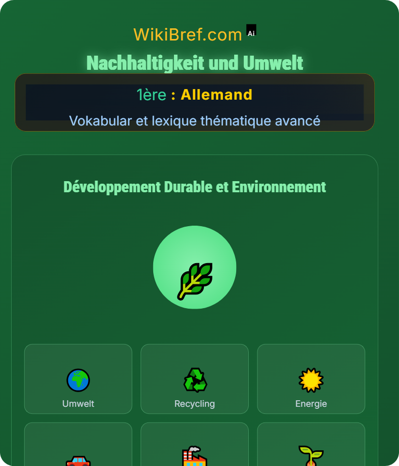 Wirtschaft und Globalisierung Vokabular et lexique thématique avancé
