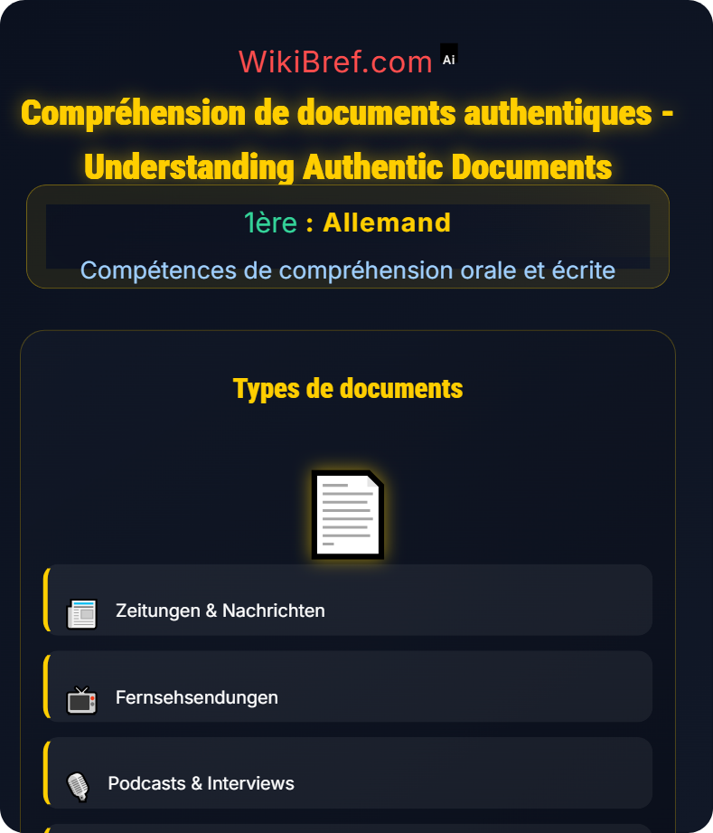 Compréhension orale Compétences de compréhension orale et écrite