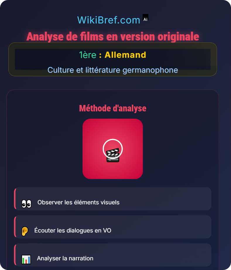 Film et médias Culture et littérature germanophone