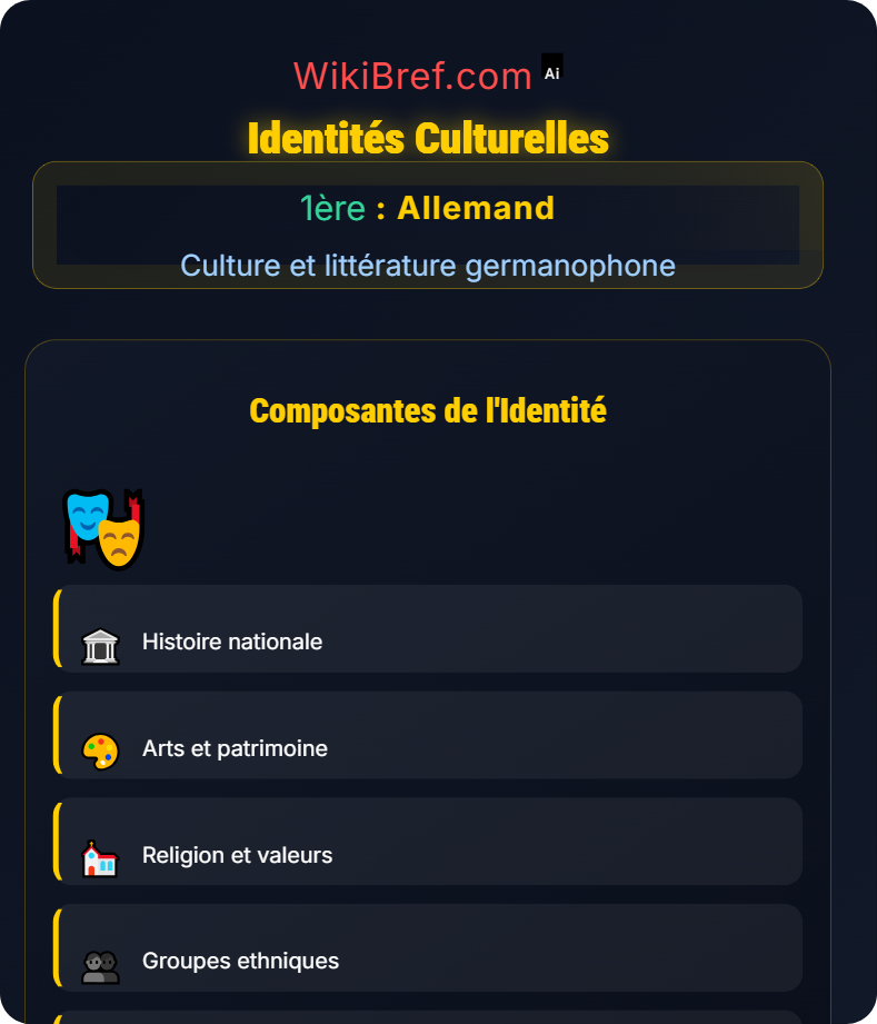 Histoire et société germanophone Culture et littérature germanophone