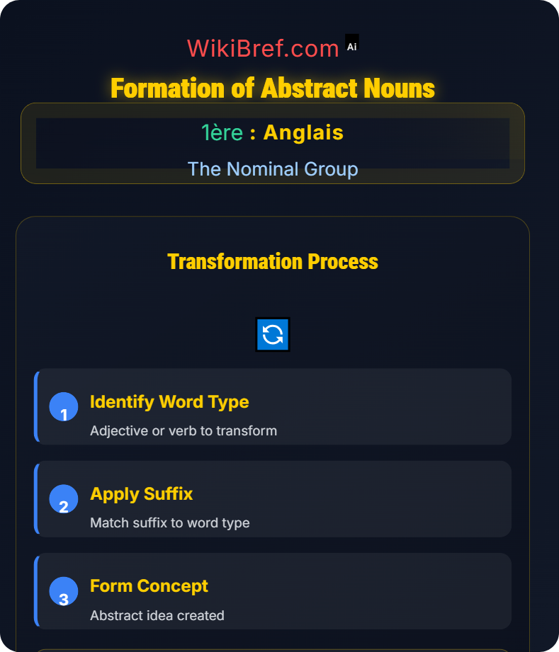 Nominalisation and Abstract Nouns The Nominal Group